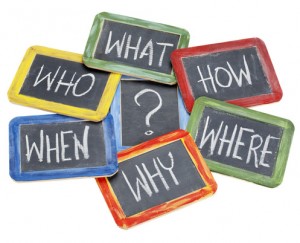 questions, brainstorming, decision making